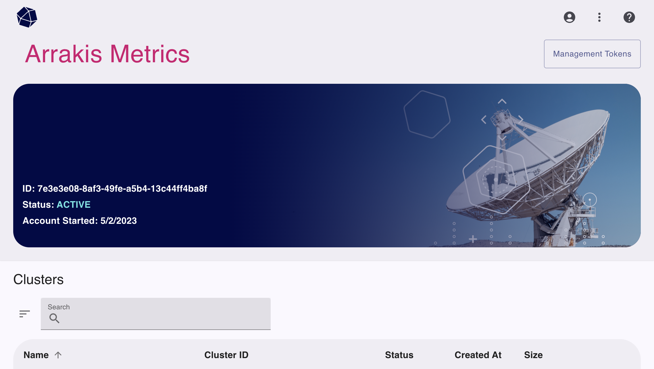 InfluxDB Cloud Dedicated Admin UI account information